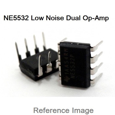Picture of A CLASS NE5532 NE 5532 Low Noise Dual Operational Amplifier Op-Amp IC OPAMP Integrated Circuit DIP-8 8 Pin Leads Dual In Line Package Chip