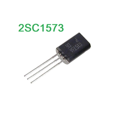 Picture of 5Pcs-C1573 2SC1573 2SC 1573 NPN 20V 70mA Low Power NPN Transistors TO-92L Package Bipolar Transistor Silicon Transistors 3Pin Leads 