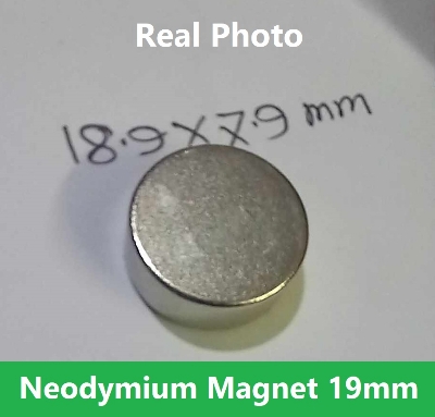 Picture of 19mm Super Strong 19x8mm Round Neodymium Magnet 19x8mm Magnet Neodymium Round Magnets 19mm Magnet For Garage Craft Art