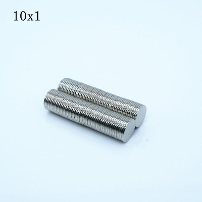 Picture of 10x1mm DISC Neodymium Magnet 10x1mm Industrial Super Strong Neodymium Disc Magnets Super Strength Permanent For Garage Kitchen Science Craft Projects