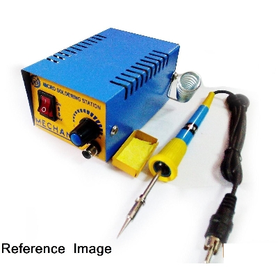 Picture of 10W Micro Soldering Iron Station AC 220V 10W With Adjustable Temperature Controlled Power Unit With Slide On Pencil Tip Type Replaceable Bits 10 Watt Temperature