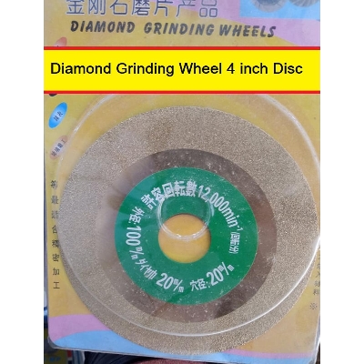 Picture of 4" Inch 100mm GRINDING WHEEL Disc Coated Grit 60 Stone Tools Sets For Angle Grinder Disc Rotary Tools Machine 