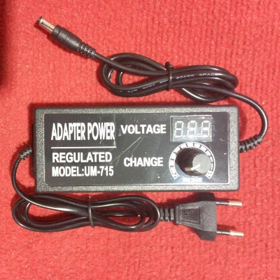 Picture of 3-24V 5Amp Universal AC 220V To DC 3V-24V 5A Adjustable Voltage Regulated Power Adapters Charger With 7 Segment Display Screen