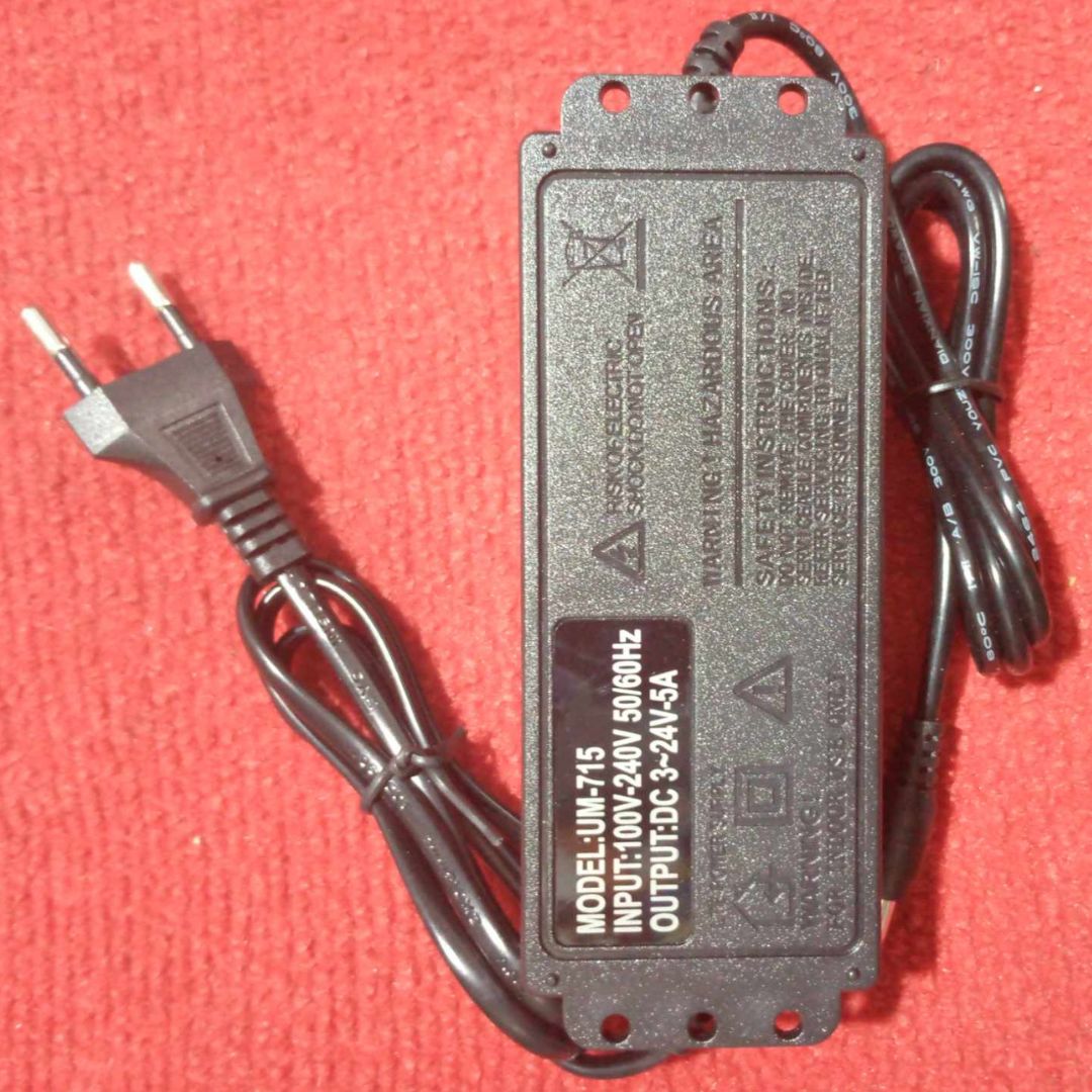 Picture of 3-24V 5Amp Universal AC 220V To DC 3V-24V 5A Adjustable Voltage Regulated Power Adapters Charger With 7 Segment Display Screen