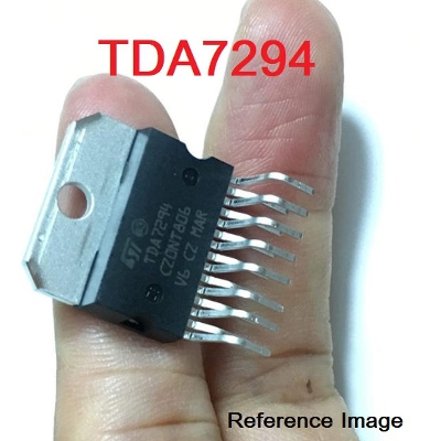 Picture of A CLASS TDA7294 TDA 7294 TDA7294S TDA7294SA IC 6V 12V 50V 10A 100W Dual Bridge Power Amplifier Transistor 2 Channel Stereo ZIP 15 Pin Leads Audio Amplifier