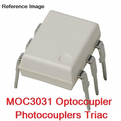 Picture of 2Pcs- MOC3031 MOC-3031 MOC 3031 Optocoupler TRIAC Silicon Driver IC Chip Photocouplers IC DIP 6 Pin Leads Optocoupler Optical Isolator IC 