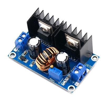 Picture of DUAL IC With Heatsinks XL4016 XL-4016 DC DC Step Down PWM BUCK Converter 4-36V To 1.25-36V 8A 200W Adjustable Power Supply Adapters Module 