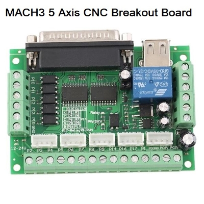 Picture of 5-Axis MACH3 STEPPER Motor Driver MACH3 5 Axis Stepper Motor Driver CNC Breakout Board For CNC Machine 3D Printers DIY Adapters