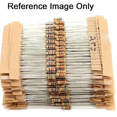 Picture of 50Pcs- 7.5K Ohm Resistor 5% 7.5K Ohm Carbon Film 7.5K Ohm Resistors 1/4W Resistance 0.25 Watt 5% Tolerance Fixed Resistors 2 Pin Leads