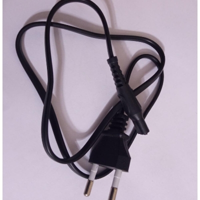 Picture of 2 FEET Length Universal AC 220V 2 Pin 2 Feet AC Power Cable Cord For Printer Power Adapters Charger Trimmer Charger Light Cables DIY