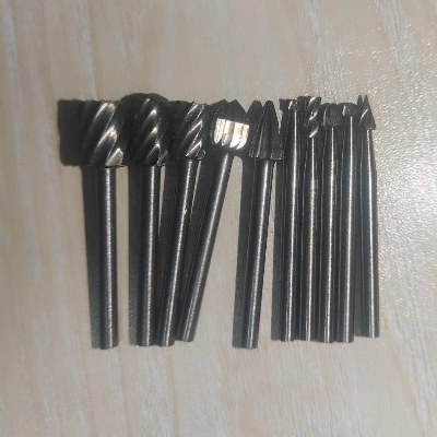 Picture of 10Pcs SET Electric Grinding Drill Bit 10Pcs 3mm Shank HSS Bits Rotary Tools Sets Stainless Steel Drill Bit For Woodworking Drills Bits 