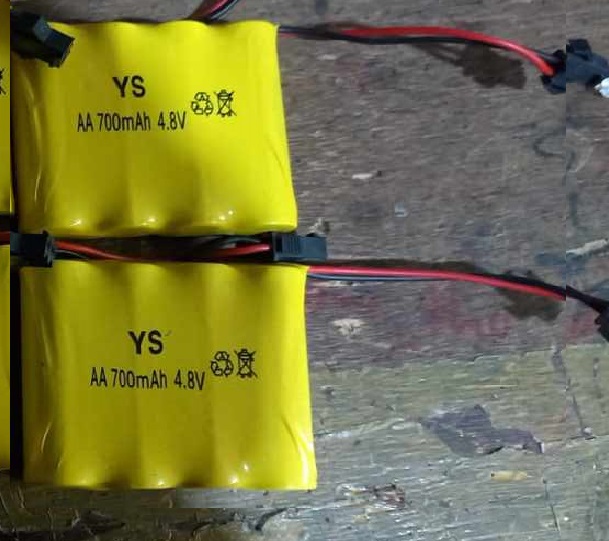 Picture of 4.8V 700mAh Rechargeable Battery 1.2V 4Pcs AA 4.8V 700mAh Rechargeable Battery Pack With 2 Pin Connector & Cables For Remote Control Toys Car Batteries