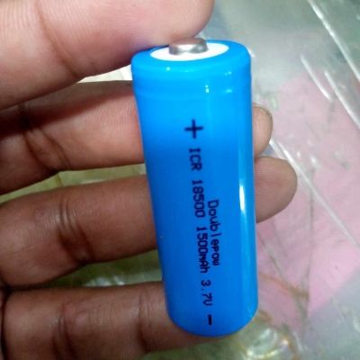 Picture of 18500 3.7V 1500mAh 18500 Rechargeable Battery 18500 Lithium Battery 1500mAh Rechargeable 3.7V Batteries