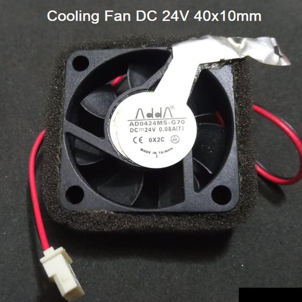 Picture of 40mm FAN 4010 24V COOLING Fan 1.5 Inch Cooling Fan 24V 40x40x10mm 4010 Fan Heatsink Cooler Radiator Cooling Fan 24V DC Fan Heat Dissipation Mini Fans With Cables