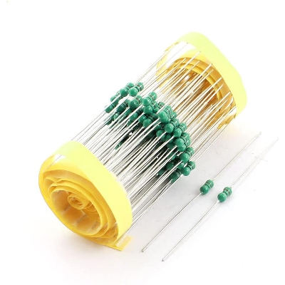 Picture of 10pcs Axial Inductor 22µH 0.5W Axial Lead Color Ring Conformal Fixed Inductors Axial Through Hole For Electronics Projects DIY