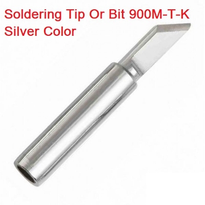 Picture of SILVER Color 900M-T-K Soldering Tip Bit Leads Free Soldering Iron Bits Replacement Pencil Soldering Solder Iron Tip For Soldering Iron & Station Tools Tip