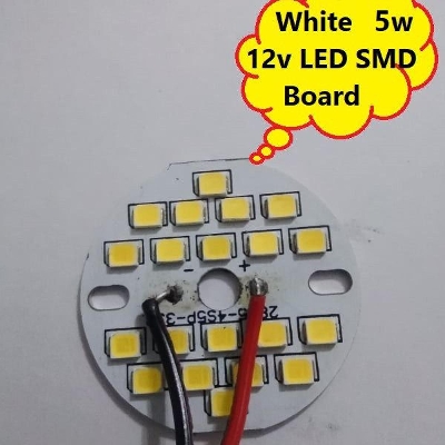 Picture of 2835-4S5P WHITE Color 12V 5Watt LED Light Bulbs 33mm 20Pcs SMD LED White 5W LED Light SMD Board 12V SMD LED Light Plate SMD LED Light 5W For LED Bulbs