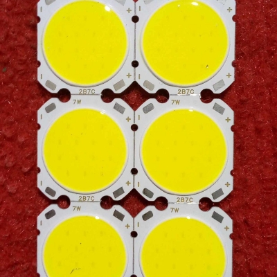 Picture of 2B7C WHITE Color 7W 20V COB LED Chip Module White COB LED For Floodlight Spotlight Headlights Soldering With Short Cable 7 Watt LED Light Bulbs