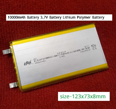 Picture of HEAVY DUTY 10000mAh Battery 3.7V Battery Lithium Polymer Battery 10000mAh Rechargeable Battery 3.7V Rechargeable Battery Size 123x73x8mm 10000mAh Lipo Battery For Power Bank