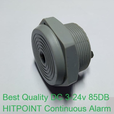 Picture of GREY Color 35mm CONTINOUS Beep BUZZER DC 3-24V 85DB  Alarm Electronic Piezo Buzzer Sounder 3V 24V Continuous Buzzer 2 Pin Leads Terminal