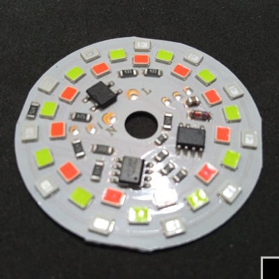 Picture of 5 COLOR LED Auto Changeable MULTICOLOR Ultra Bright 5 Color Input Direct AC 220V Integrated IC Driver SMD LED Board Circuit Light Bulbs DIY