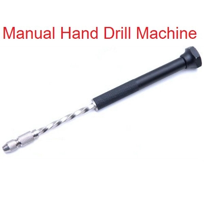 Picture of MANUAL HAND Drill Machine PCB Tools Sets Hand Held PCB Drill Machine Drilling Range 0-2mm Total Length 7.5" Inch For Drilling PCB Board 