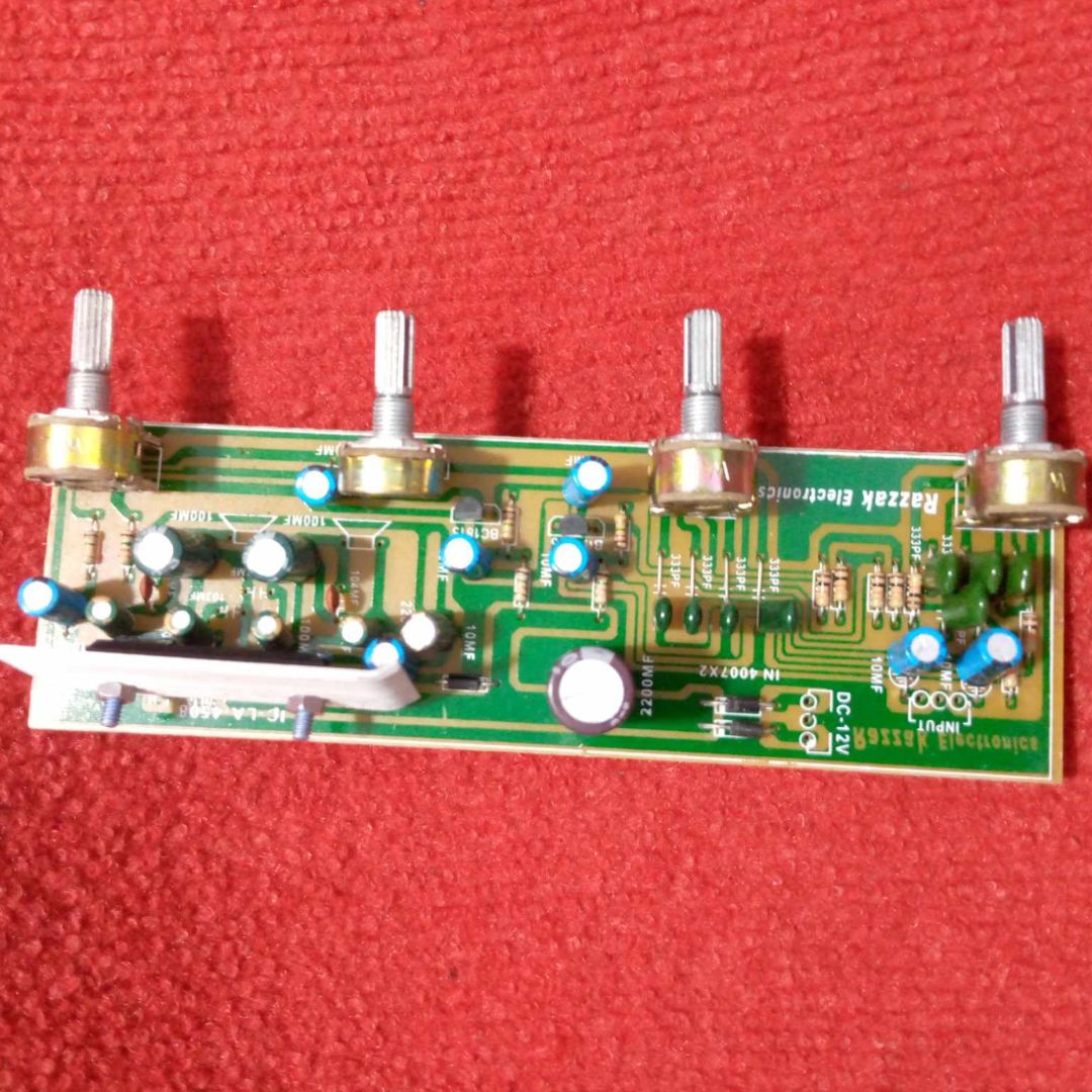 Picture of INDIAN PCB Amplifier 4 Volume Circuit Board LA4508 IC
