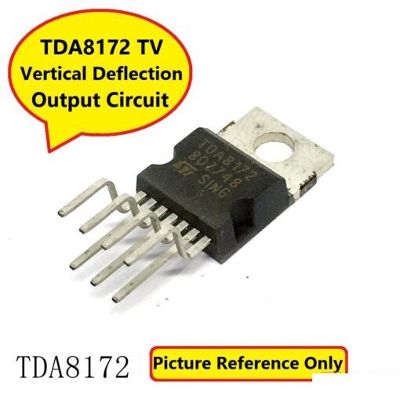 Picture of 2Pcs- TDA8172 IC STV8172A TDA-8172 TDA8172 35V 2.5A 7 Pin TO-220-7 LCD Color TV Vertical Deflection Output Circuit IC 7 Pin Leads Chip