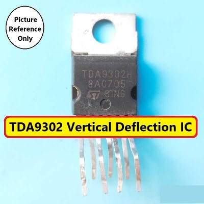 Picture of 2Pcs- TDA9302 IC TDA9302H TDA9302A TDA-9302 TDA 9302 TO-220-7 TV Vertical Deflection Output Circuit 7 Pin Leads Chip IC