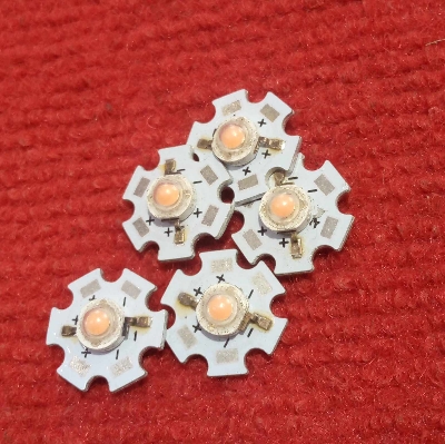 Picture of 5Pcs- 20mm White PCB WARM WHITE 3 Watt 3.7V Ultra Bright Warm White Color 3W LED SMD Chip 3V 3.7V Metal Plate 20mm Aluminum Heat Sink Base PCB Light Bulbs
