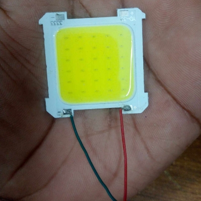 Picture of YD-30 With WHITE 10W Mini COB LED Size 33x33mm DC 3V 3.7V White SMD Strip COB Bead Chip
