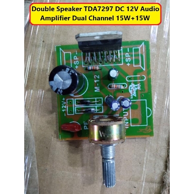 Picture of SINGLE Volume TDA7297 BANGLADESHI Board TDA7297 Amplifier Circuit 12V Dual Speaker 15W 15W TDA7297 Digital Audio Power  Amplifiers Circuit