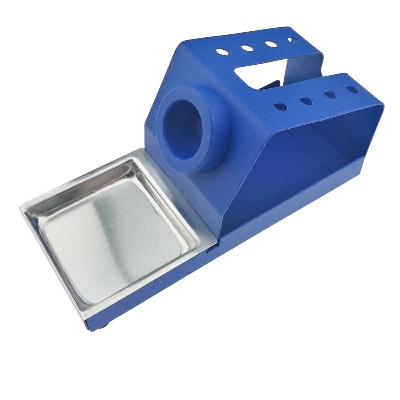 Picture of Soldering IRON STAND HOLDER Metal Material Electric Soldering Iron Stand Holder With Sponge Tray For 936 Soldering Station 907 Soldering Handle 900M Series Tool Sets