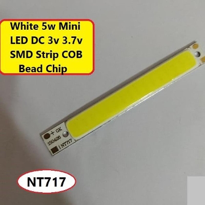 Picture of NT717 WHITE Color 5W Mini LED DC 3V 3.7V White SMD COB LED Strip COB Bead Chip 5Watt For LED Light Bulbs COB LED Chip Light