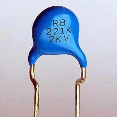 Picture of 10Pcs- 221 MOV 221 2KV Metal Oxide Varistor 0.22nF 220pF 2KV ZOV 2 Pin Leads Terminals Connections Leg