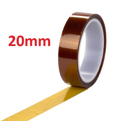 Picture of 20mm KAPTON TAPE Heat Resistant Tape Kapton Tape 20mm Polyimide Reflective Tape High Temperature Adhesive For Mobile Repair Tape