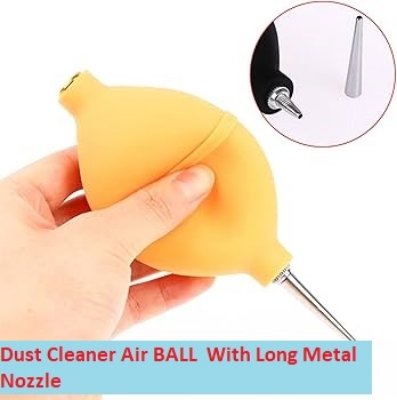 Picture of Dust Cleaner BALLON Rubber Air Blower Pump With Long Metal Nozzle Rubber Dust Air Blower For Computer Keyboard Mobile Motherboard PCB Dust Removing Cleaning Tools