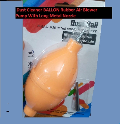Picture of Dust Cleaner BALLON Rubber Air Blower Pump With Long Metal Nozzle Rubber Dust Air Blower For Computer Keyboard Mobile Motherboard PCB Dust Removing Cleaning Tools