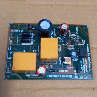 Picture of DOUBLE Relay MEDIUM Quality Auto Cut Circuit 12V Double Relay 12V Auto Cut Charging Circuit Install With Adjustable VR Pot Switches Battery Charging Protection