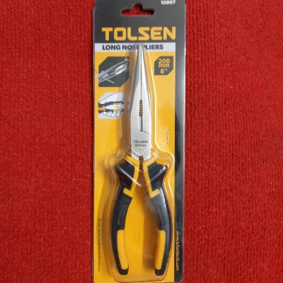 Picture of TLSN-8 Professional LONG NOSE PLIERS 200mm Multifunctional Long Nose Mini Plus Tools 8″ Inch Carbon Steel Outdoor Camping Hand Nose Plus