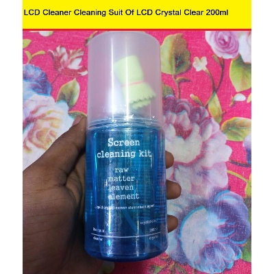 Picture of 200mL LCD CLEANER Cleaning LCD Crystal Clear 200ml Good Adhesion Screen Cleaner For LED & LCD TV Computer Monitor Laptop Screens Cleaner Kit 