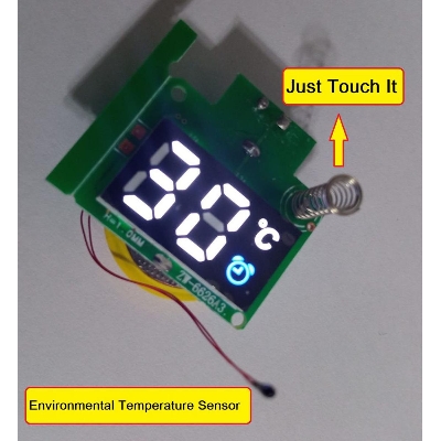 Picture of ZW-6626A3 Environmental Temperature Sensor Touch Module Tools Just Touch For Show Environmental Temperature