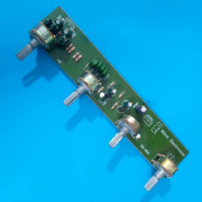 Picture of BASE TONE Circuit 4 VOLUME Pot Base Tone Circuit Board 4 Volume Potentiometer Switches Base Tone Circuit For Amplifier 