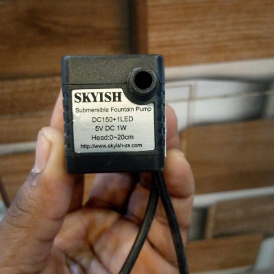 Picture of DC 5V Submersible Fountain Pump DC 150V 1W 180L/H Pump Permanent Motor Waterproof Dispenser Coffee Tea Maker Pump Aquariums Water Tanks Pump With LED