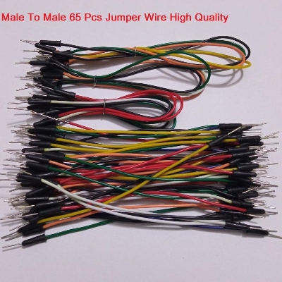 Picture of 65Pcs Set M-M Jumper Wires Male To Male Ribbon Set Connecting Wire 65Pcs Male To Male Jumper Wire Cables Arduino Projects Prototyping Jumper Cable Diy - Multi Plug