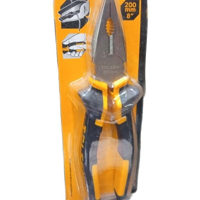 Picture of TLSN-8 Professional 8 Inch Pliers 200mm Multi Functional Combination Pliers 8 Inch Tools Sets With Anti Slip Gripping Handle Fine Carbon Steel Combination Plus