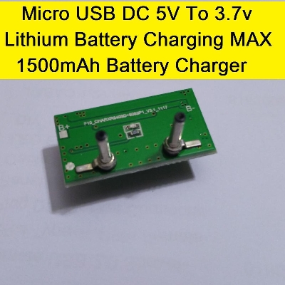 Picture of 1500mAh Battery Charging Circuit Micro USB DC 5V To 3.7V Lithium Battery Charging 1500mAh Battery & Discharging DC Boost 4.1V To 5V Fixed Circuit Board