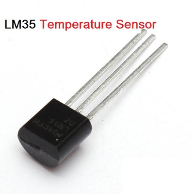 Picture of A CLASS LM35 IC LM35DZ LM-35 Temperature Sensor IC DC 4V To 30V 60mA 3 Pin Leads Temperature Sensors TO-92 Package Chip