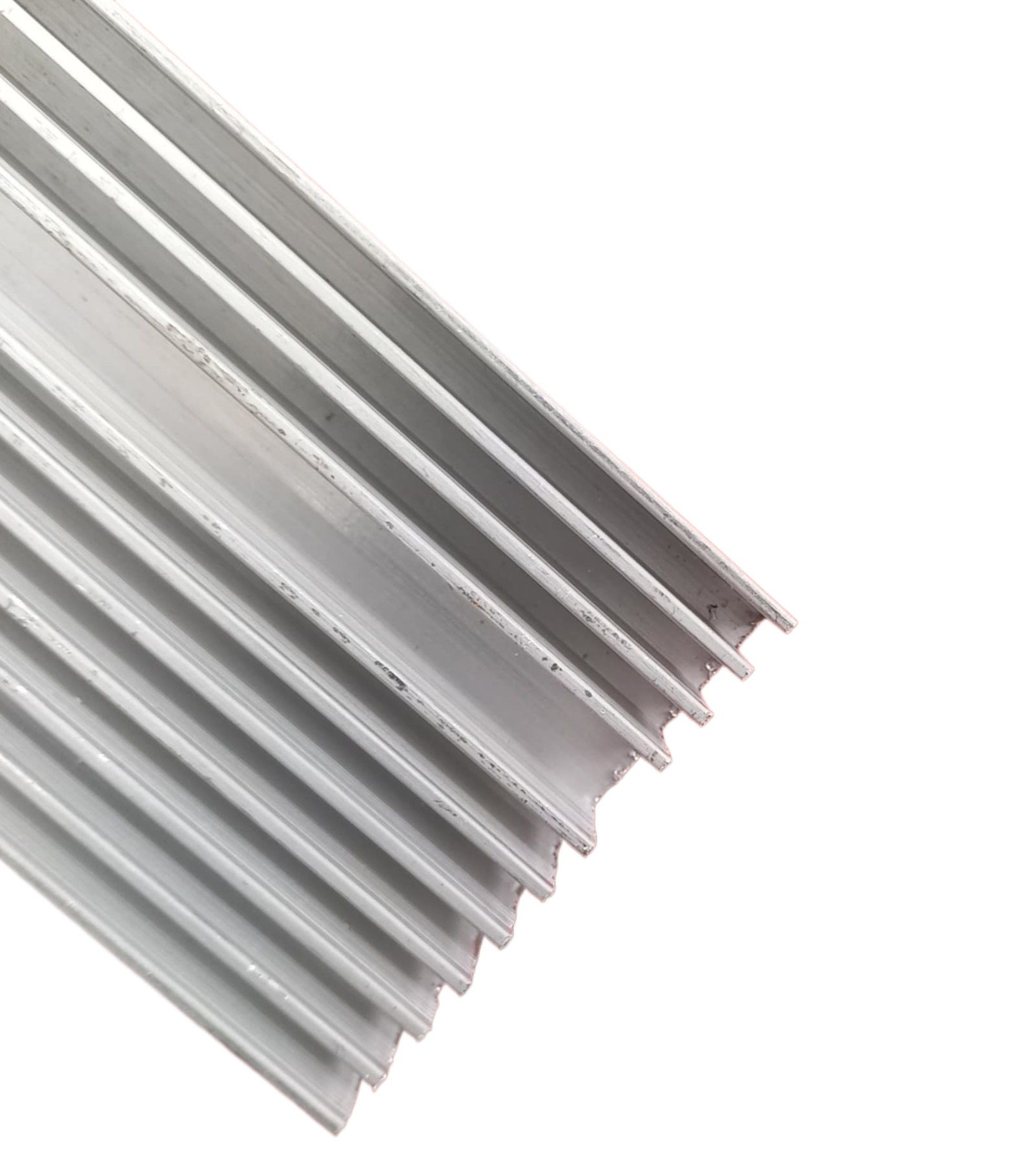Picture of Long 8 Inch DOUBLE Side Finned Aluminum Heatsink 8 Inch Aluminium Heatsink Cooling Radiator 8×2.3×1.1 Inch Aluminium Heat Sink Tools Sets Silver Tone Aluminum Heat Sink For Inverter Transistor IC 8 Inch Heatsink