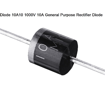 Picture of 5Pcs- 10A10 Diode 10A10 1000V 10A General Purpose Rectifier Diode 10A 10A10 1KV Silicon Junction Diode 2 Pin Leads 
